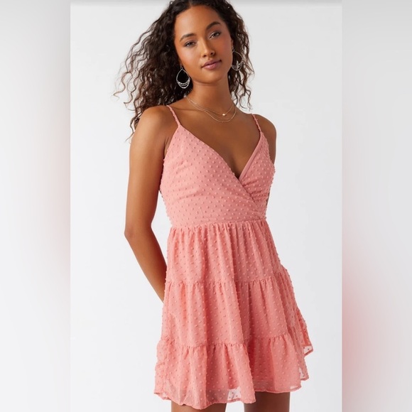 Francesca's Collections Dresses & Skirts - Kerry Swiss Dot Mini Dress new with tags